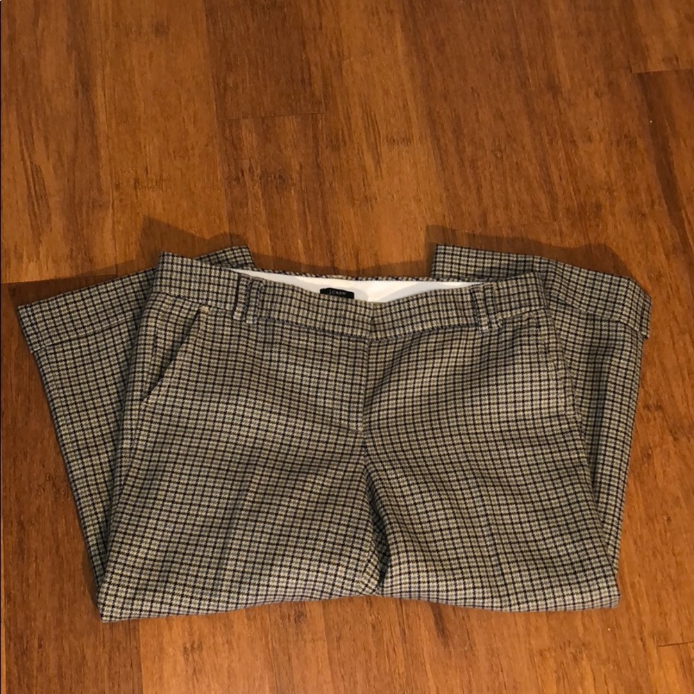 Jcrew city fit cropped pants